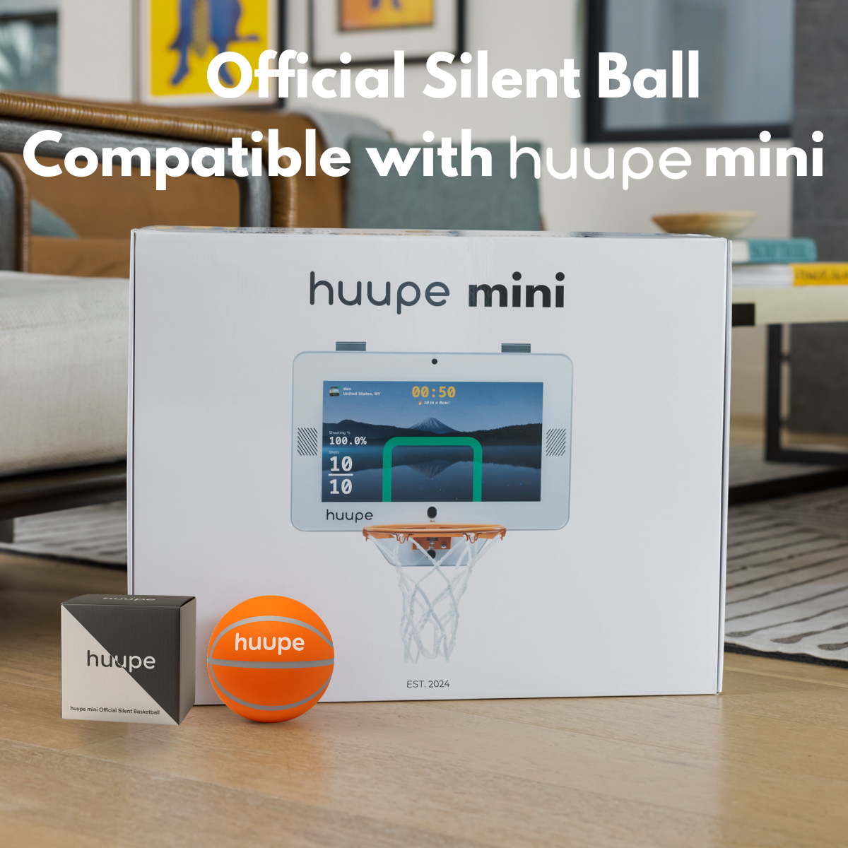 GO mini Official Silent Basketball (High Quality Silent Mini Basketball - Size 1)